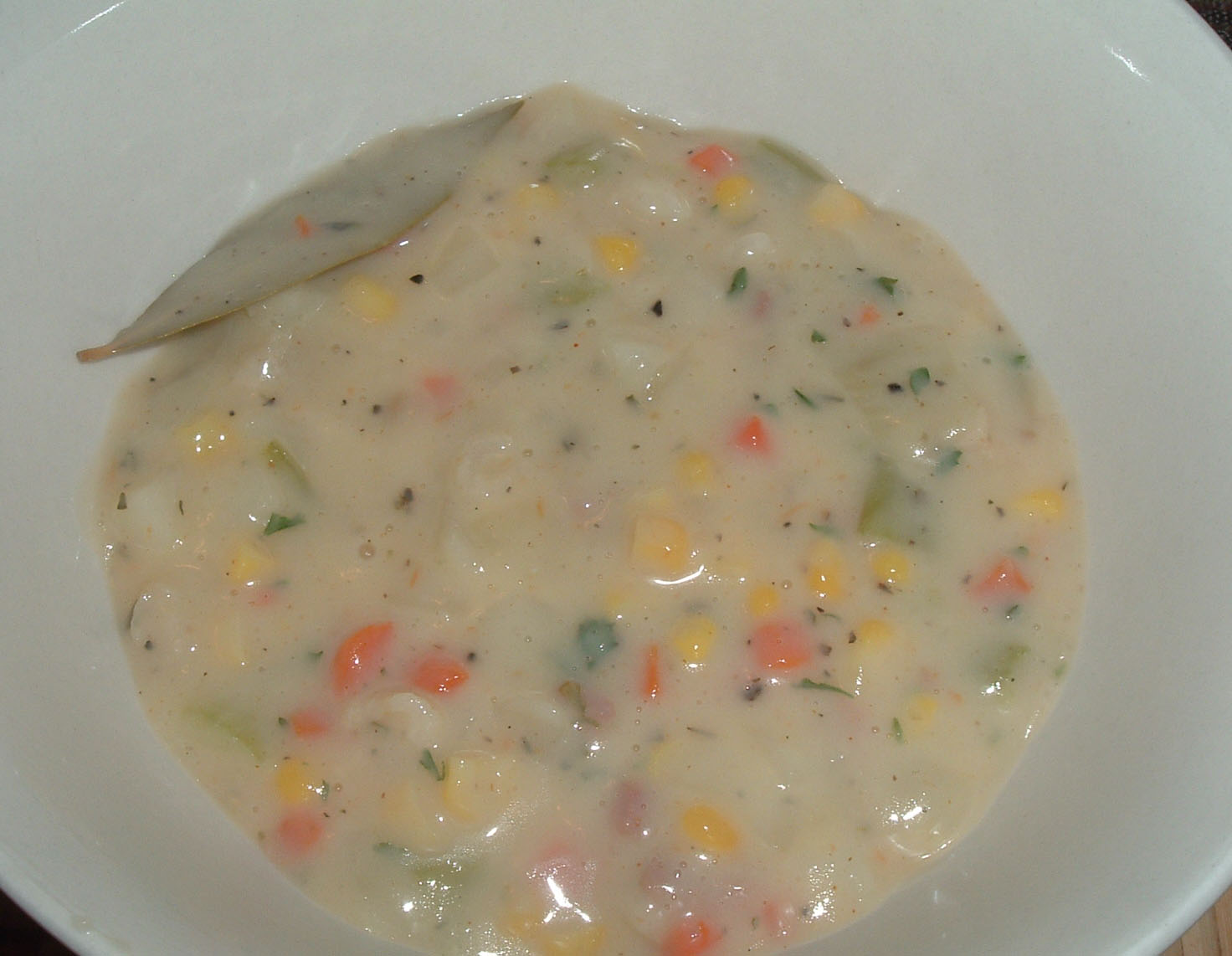 Second Helpings CORN CHOWDER
