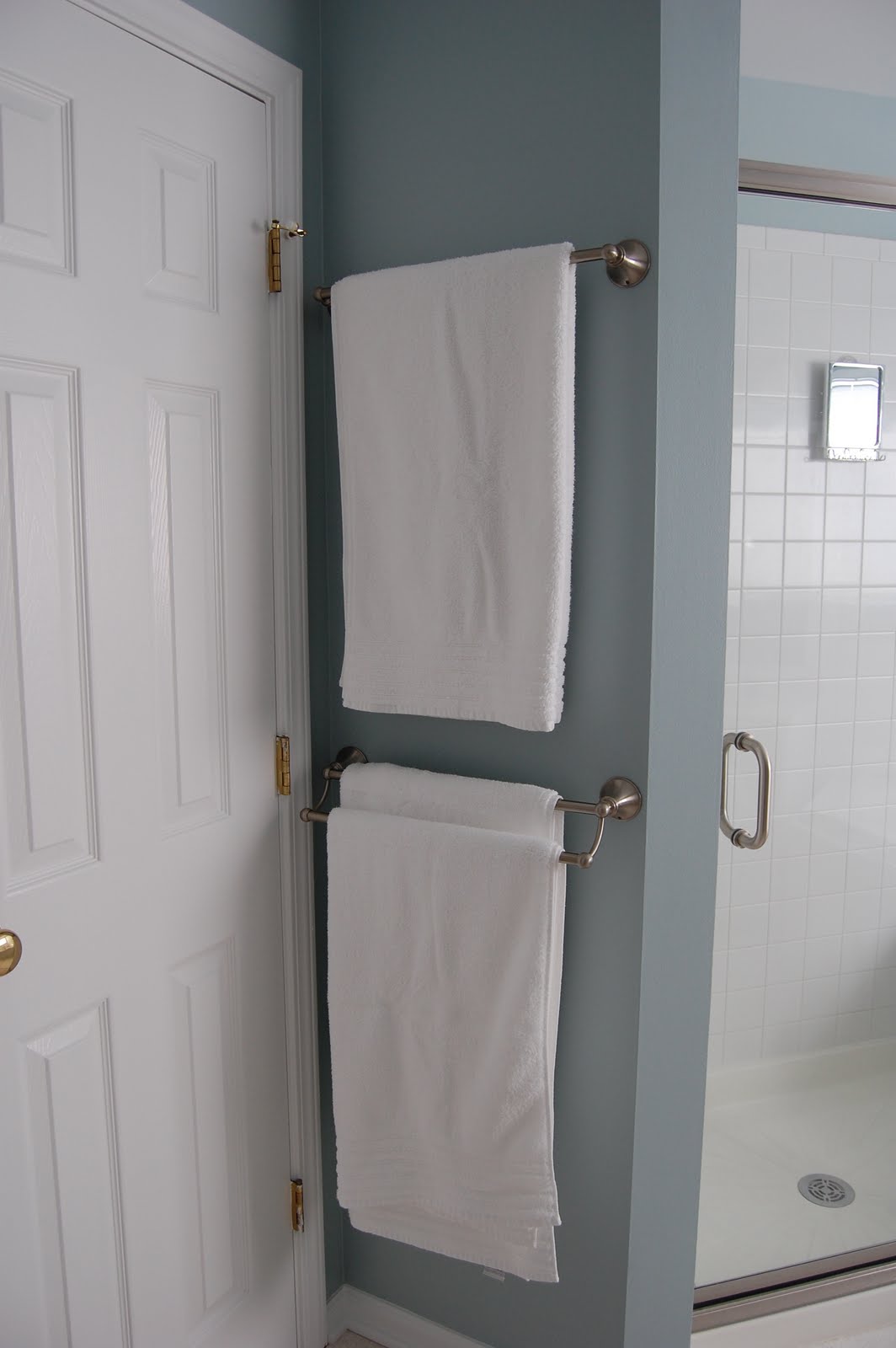 Kicking it in the Suburbs Master Bath Reno Part 8 Towel Bar Progress....