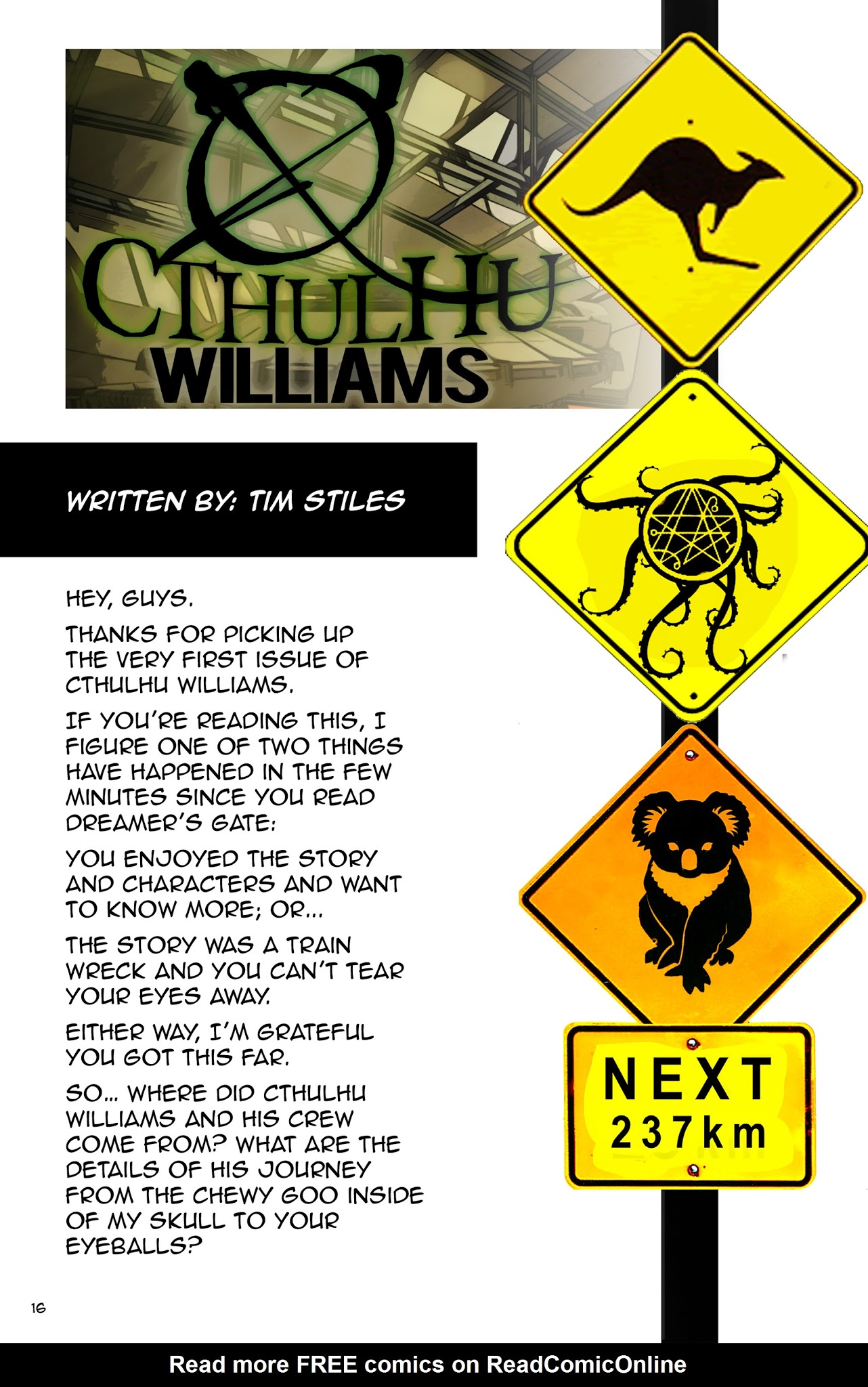 Read online Cthulhu Williams comic -  Issue # Full - 18