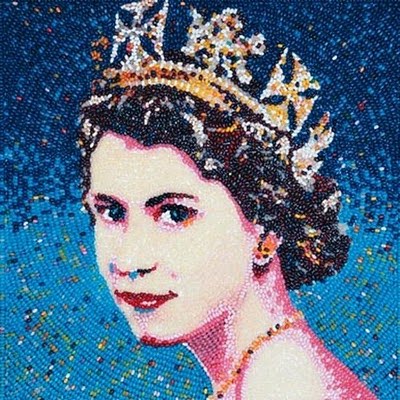 The Eclectic Unknown: Jelly Bean Mosaics