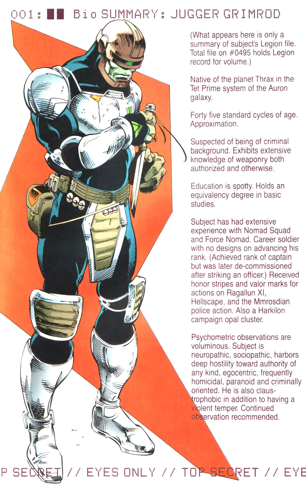 Read online Alien Legion: On the Edge comic -  Issue #1 - 50