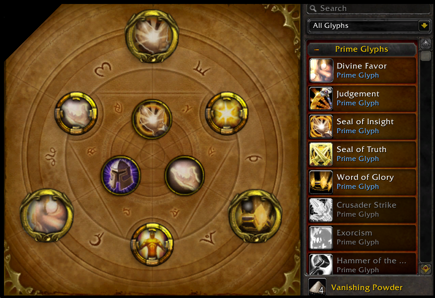druid minor glyphs