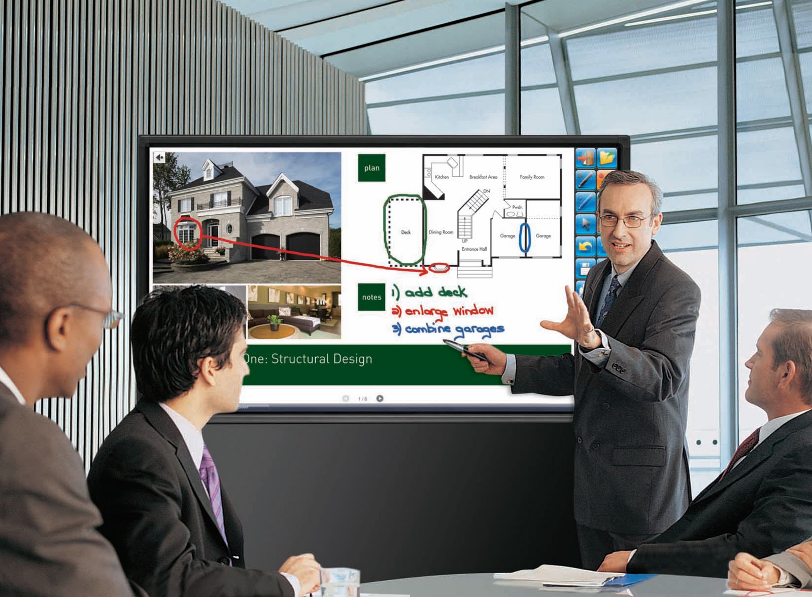 Grant's Audiovisual Perspective Sharp Interactive Touch Screen 60" Monitor