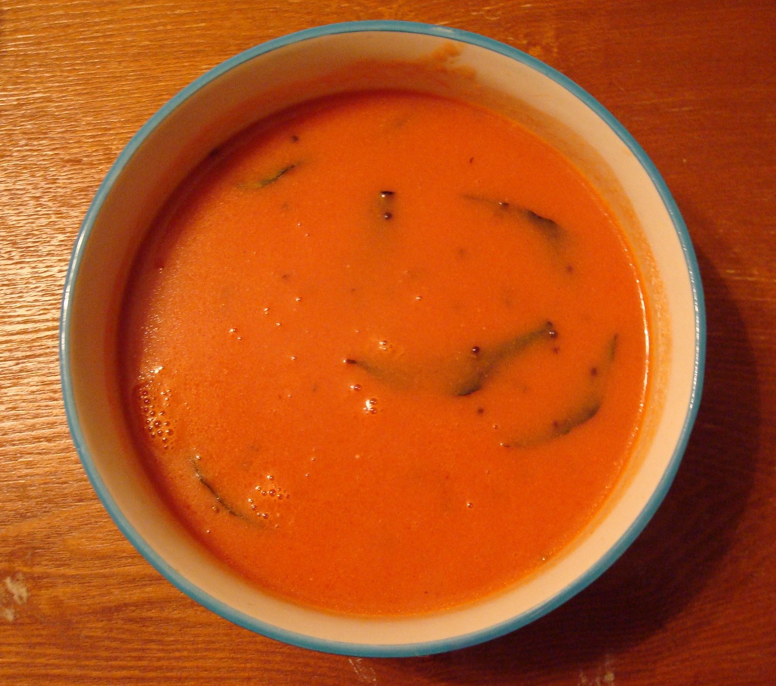 Naina's recipes Tomato saar with coconut milk