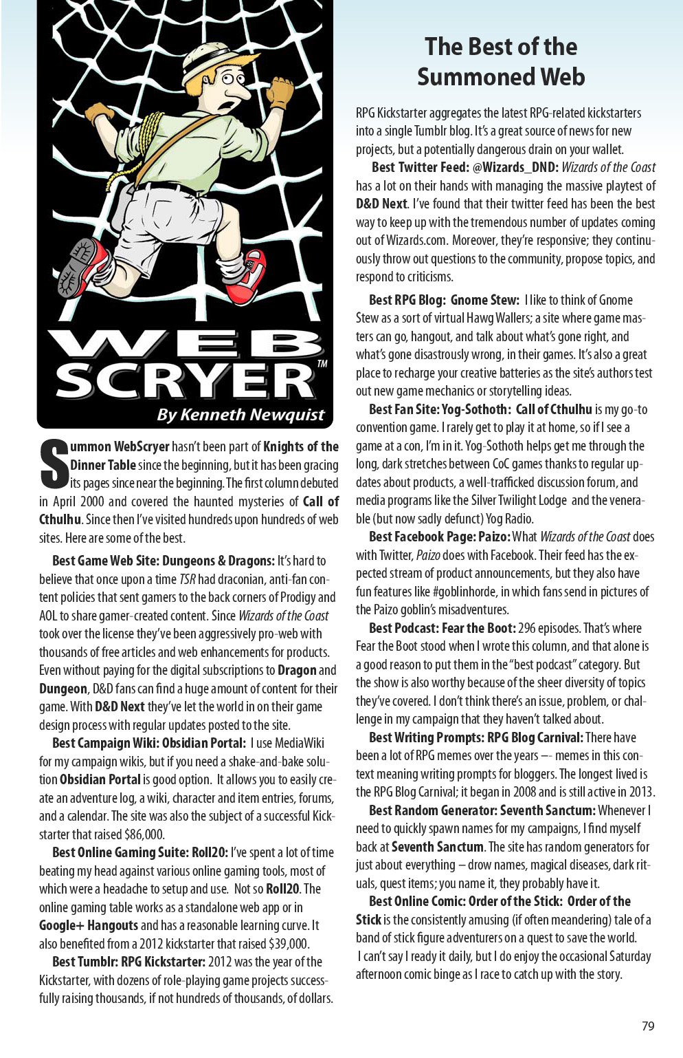 Read online Knights of the Dinner Table comic -  Issue #200 - 81