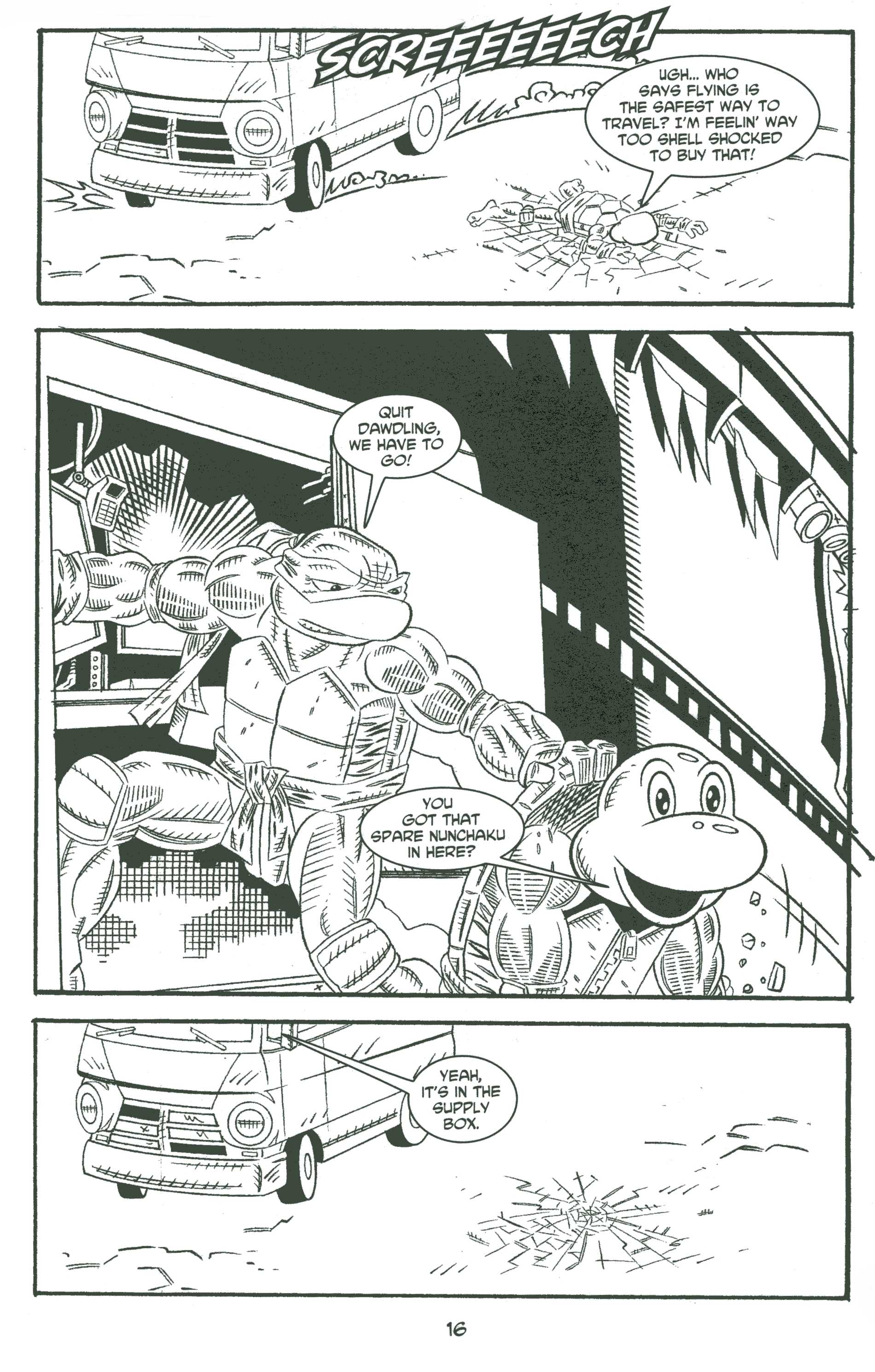Read online TMNT Movie Prequel comic -  Issue #2 - 18