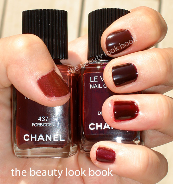 Chanel Forbidden, Diabolic, Vamp, Rouge Noir and Some Other Burgundy Shades  . . - The Beauty Look Book