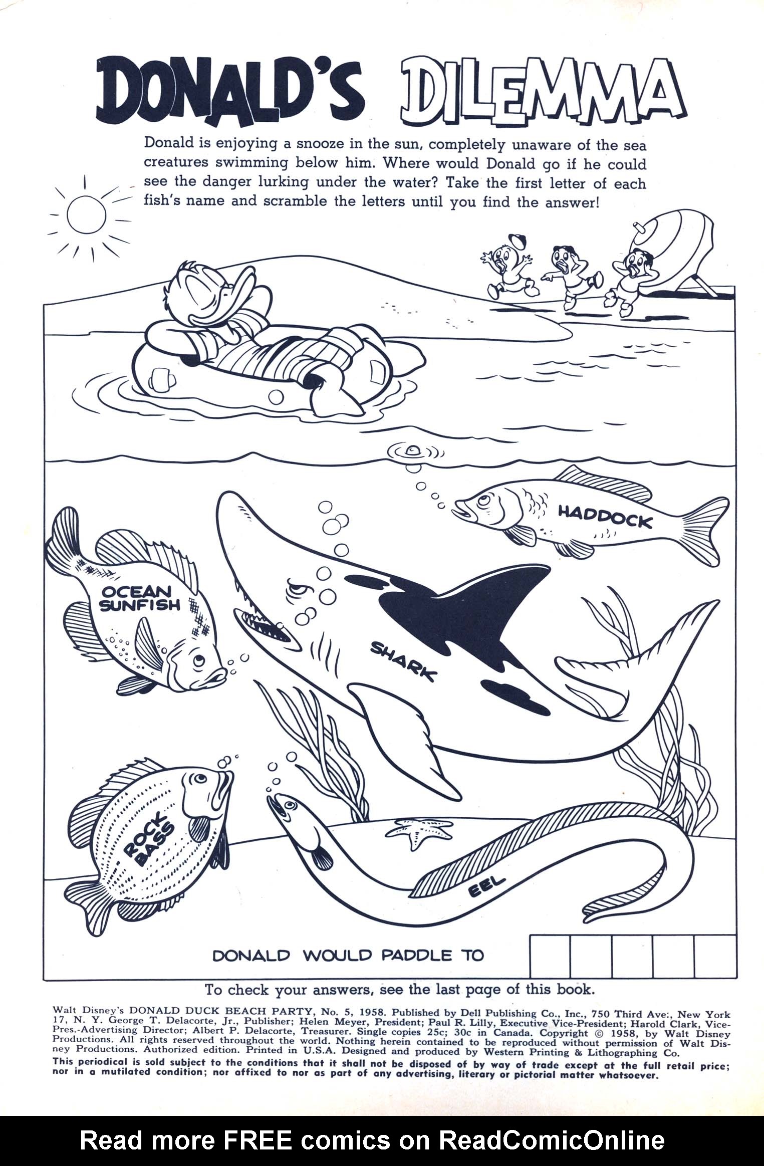 Read online Donald Duck Beach Party comic -  Issue #5 - 2