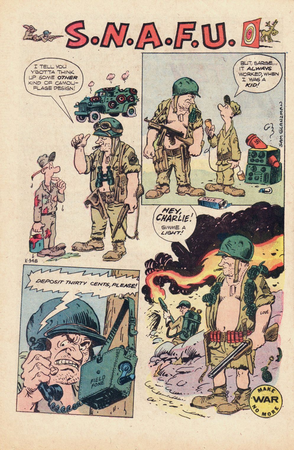 Read online Our Army at War (1952) comic -  Issue #256 - 21