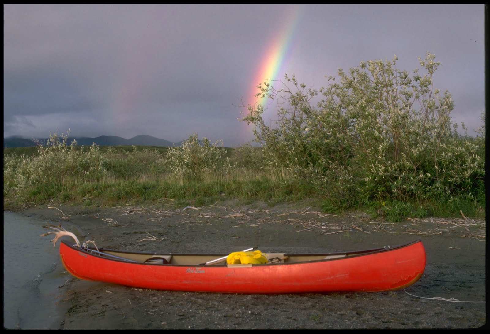 Into The Great Empty Solo Canoe Trip . Noatak River . 8/94 . Day 7