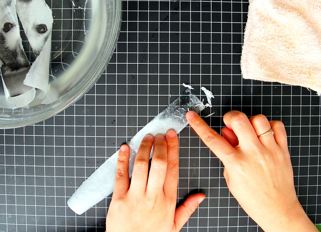 Scrapperlicious Packing Tape Transfer