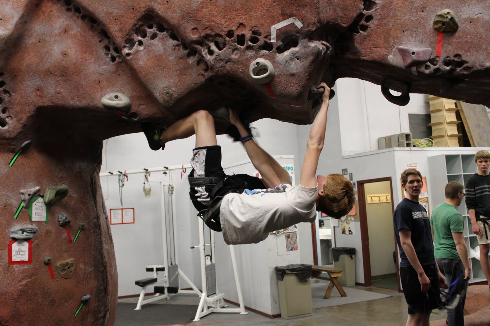 Coulam Family Blog Matt goes Rock Climbing with the youth group.