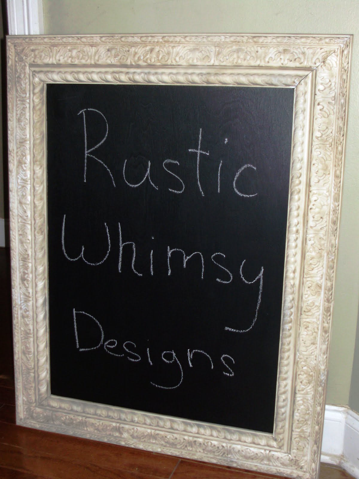 Rustic Whimsy Chalkboard Crazy