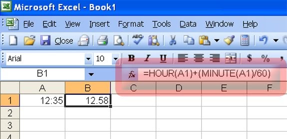 Go ask debbie excel convert times into decimals