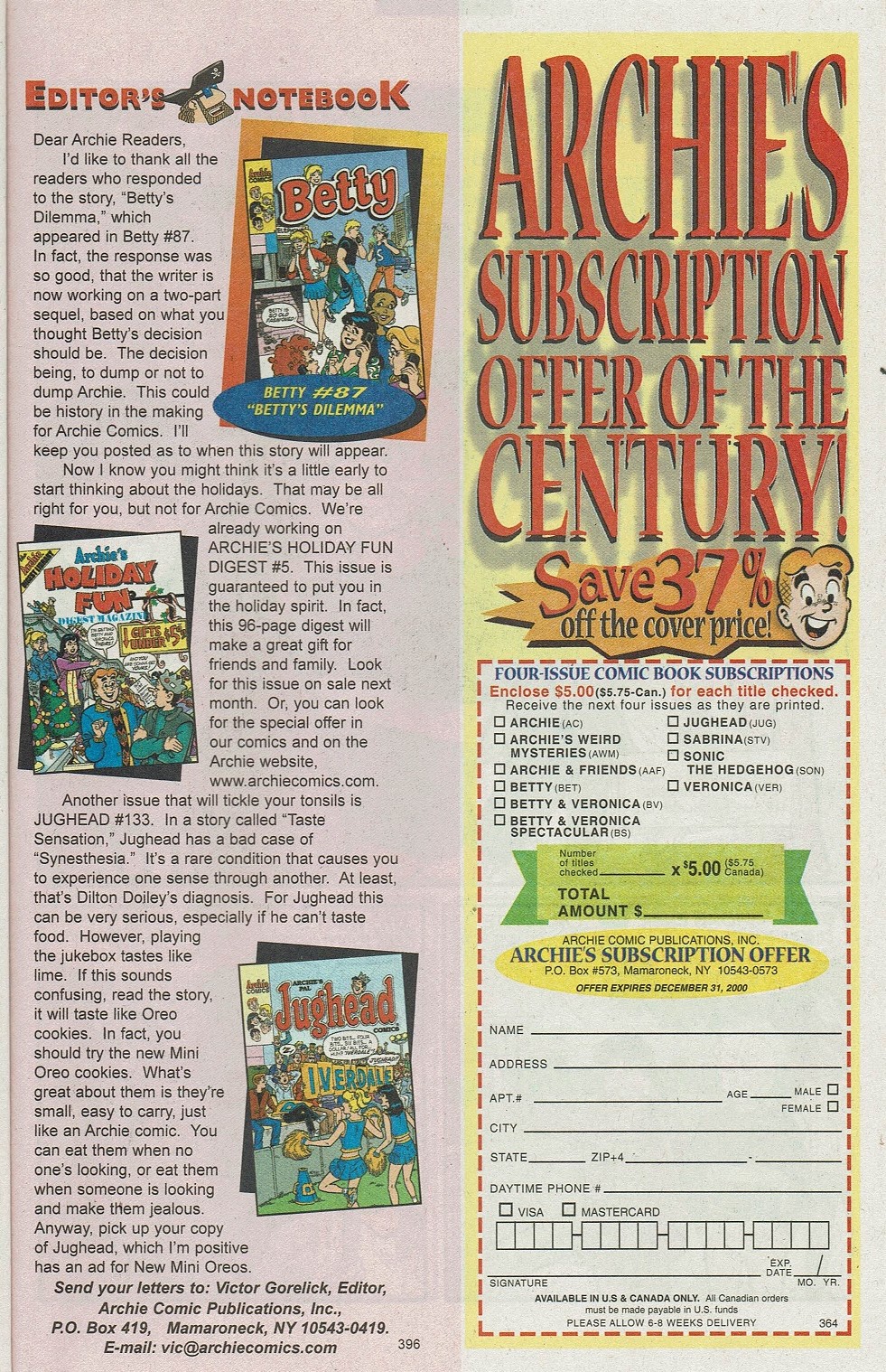 Read online Veronica comic -  Issue #106 - 21
