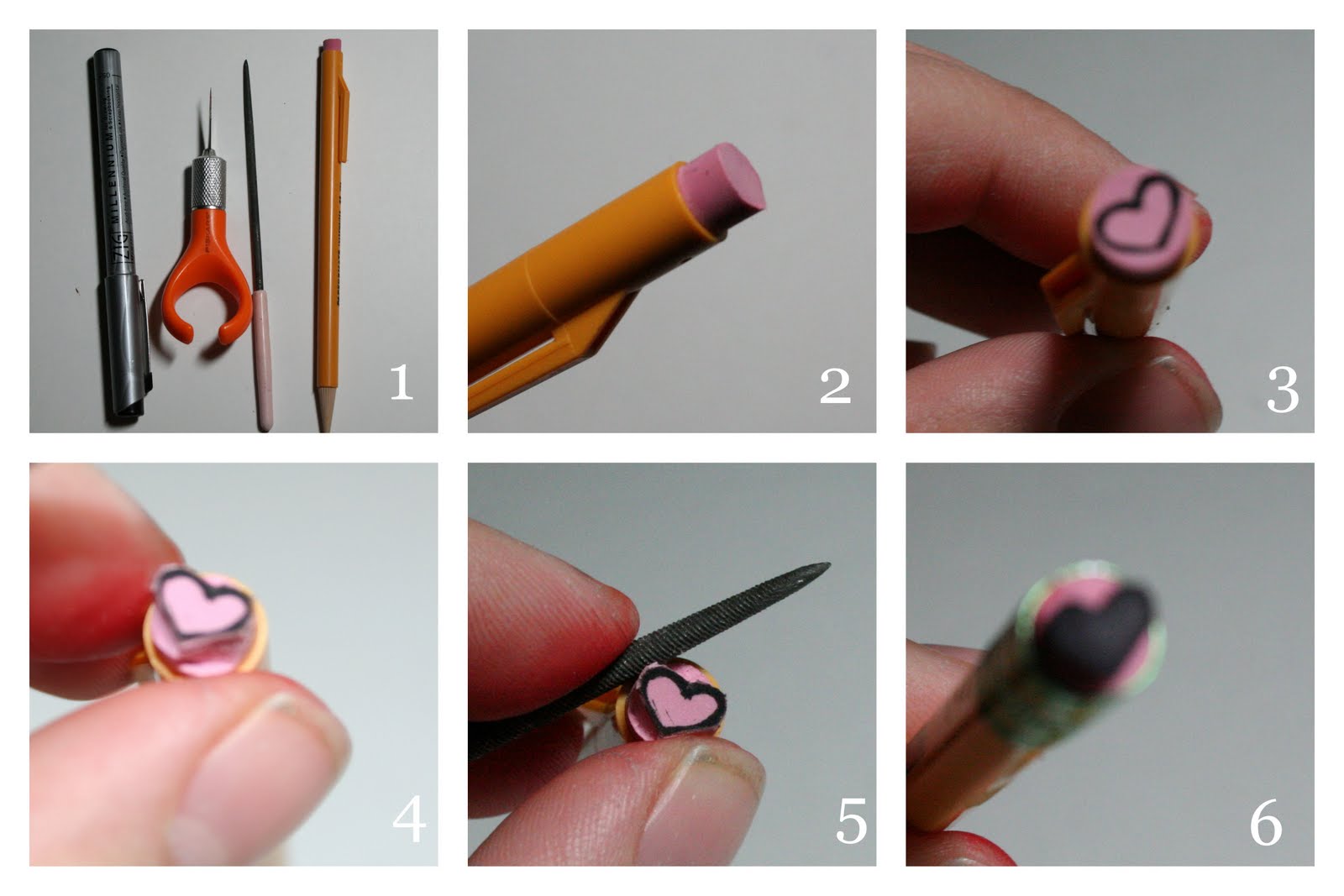 Bursts of Creativity Simple Heart Stamp Tutorial