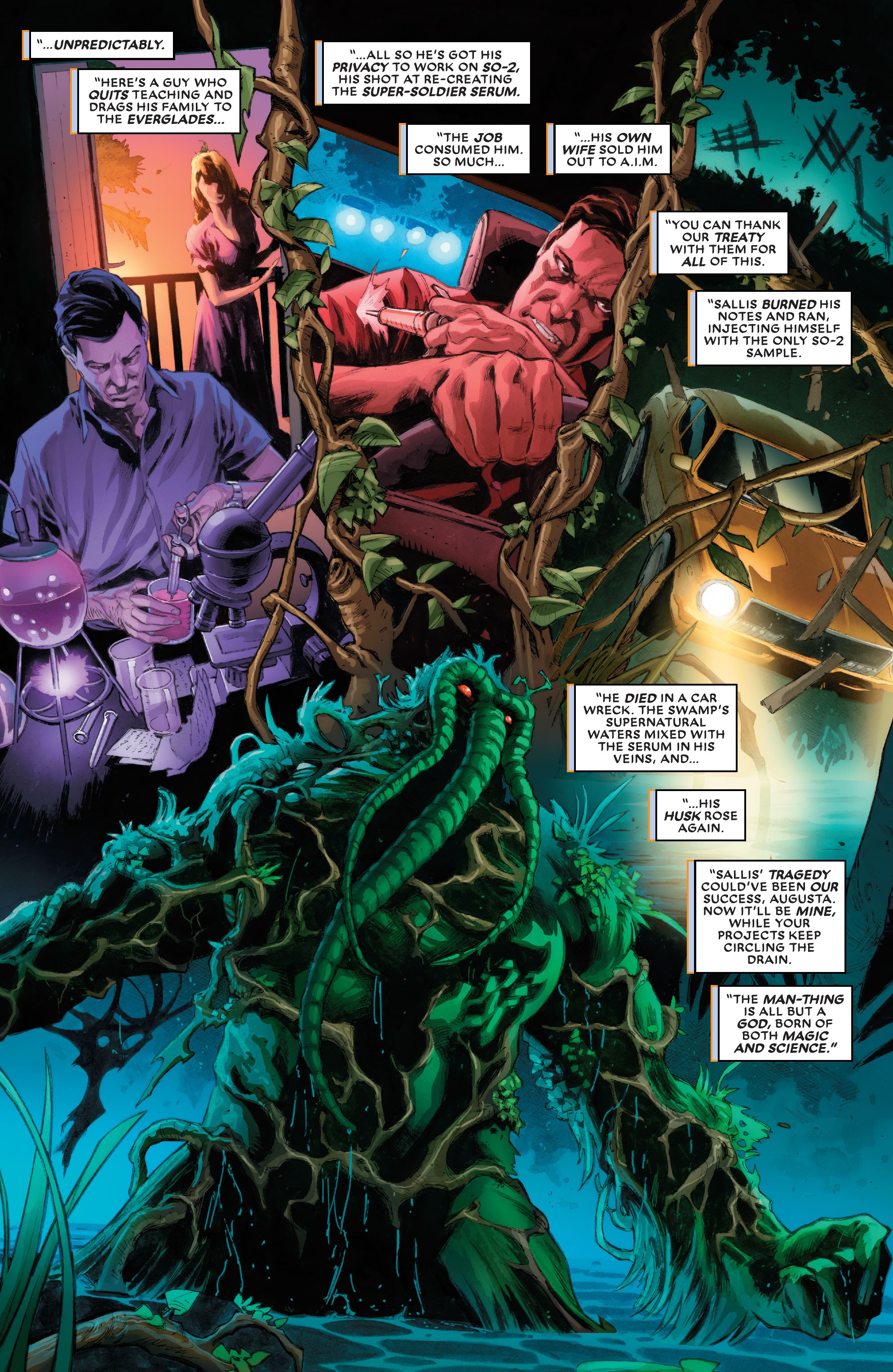 Read online Curse Of The Man-Thing comic -  Issue # Avengers - 6