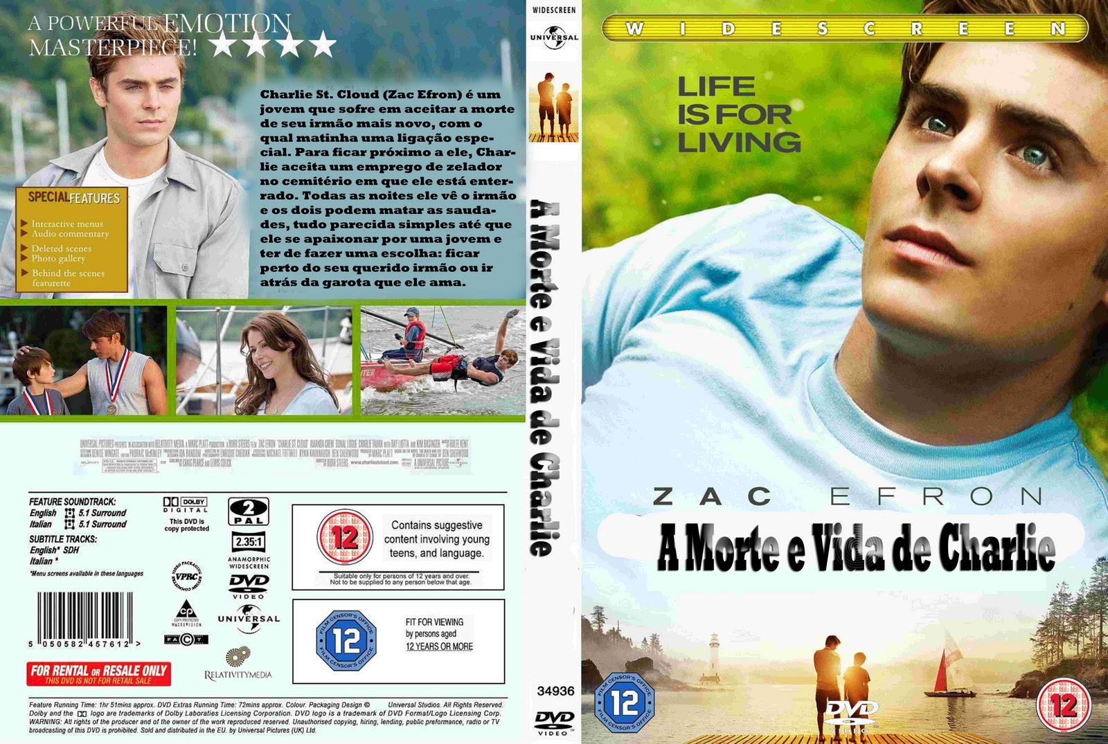 ADORO FILMES A Morte e Vida de Charlie ADORO FILMES A Morte e Vida de Charlie