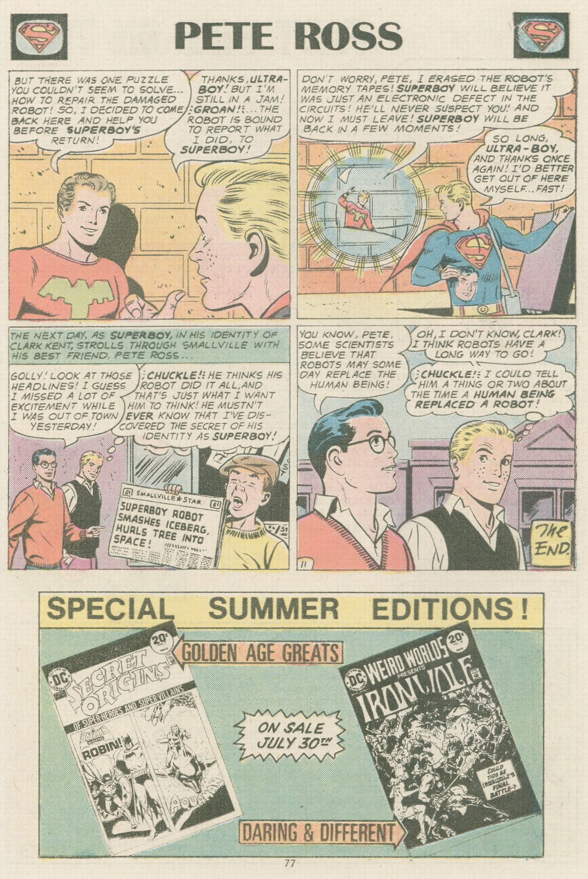 Read online The Superman Family comic -  Issue #167 - 77