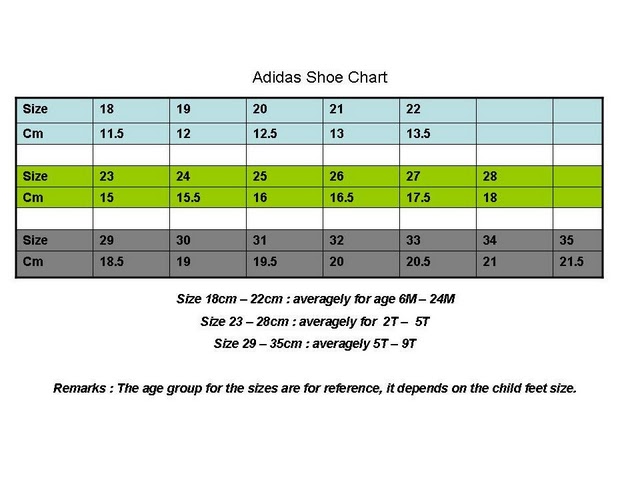 adidas shoe box size