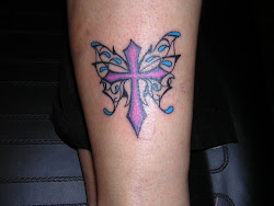 cross tattoos tattoo butterfly feminine tribal girly fancy wings coloring infinity books shoulder pretty flash