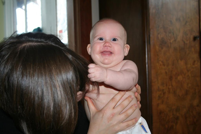 I've got Mommy on a short leash!!