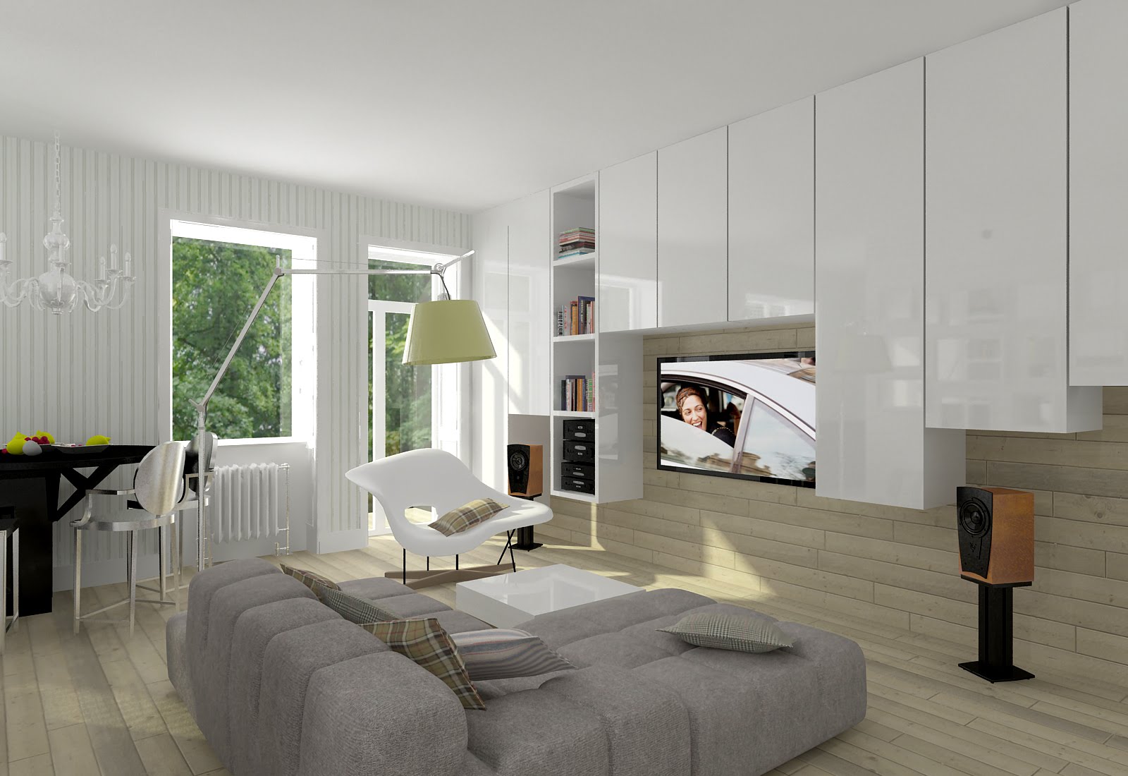 Дизайн проект 2 комнатной квартиры