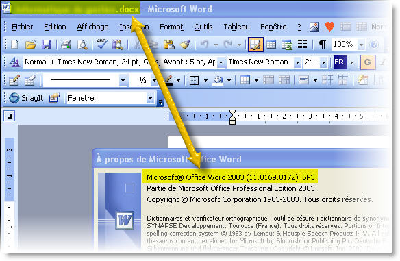 Office 2007 supprimer les fichiers d'installation
