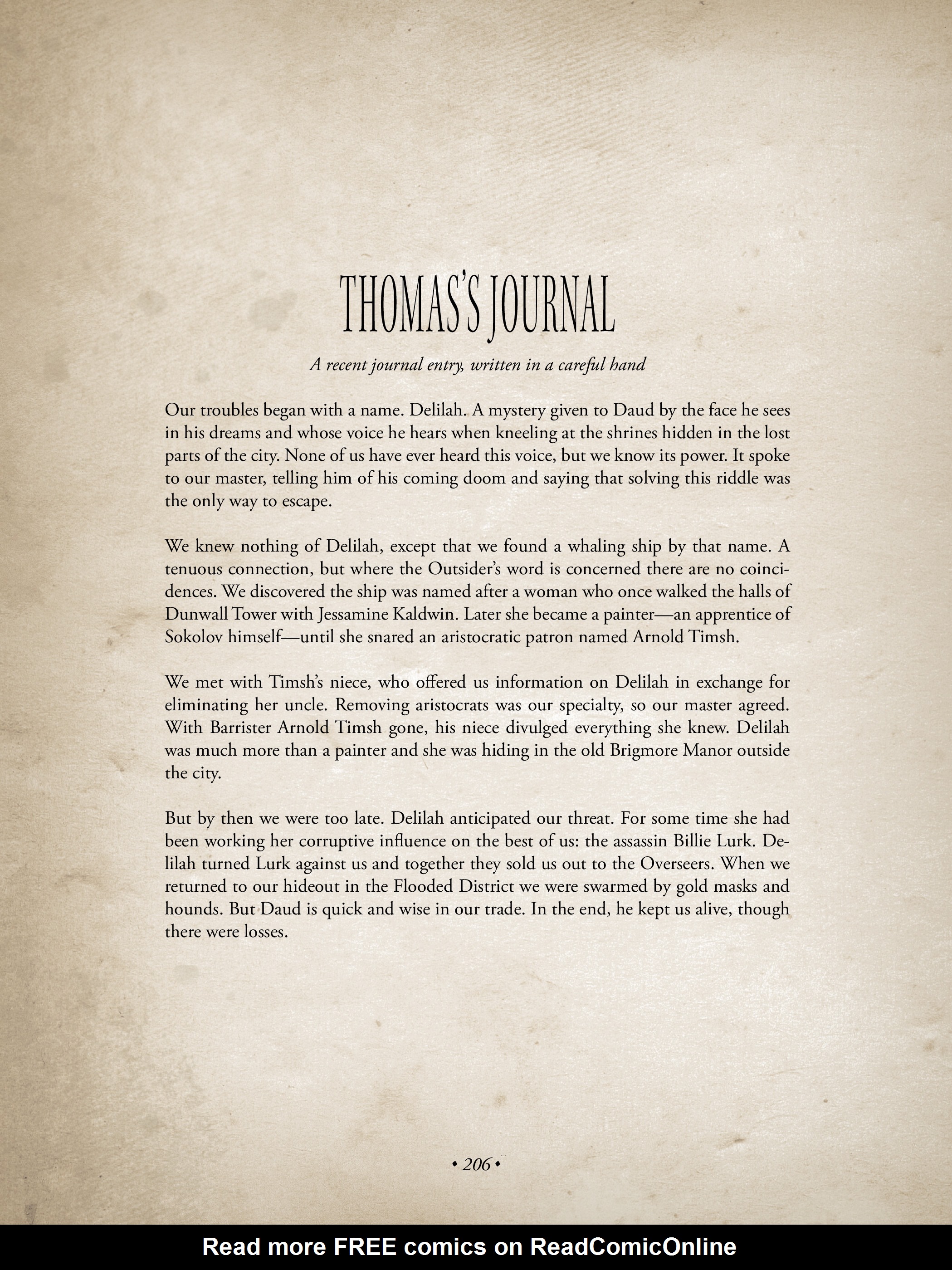 Read online Dishonored: The Dunwall Archives comic -  Issue # TPB (Part 2) - 75