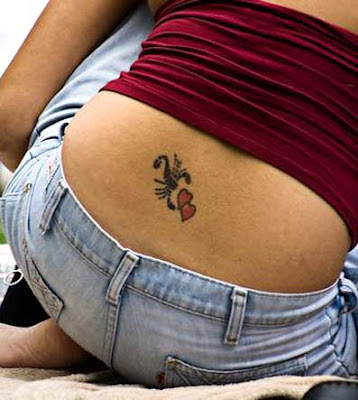 Sexy Female Scorpion Tattoo
