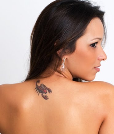 Scorpion tattoo design for girls