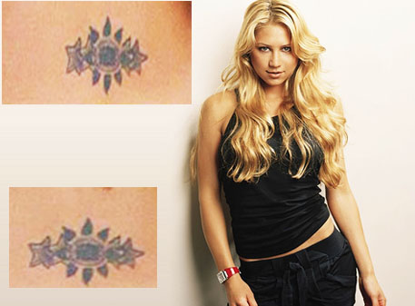 female celebrity Anna kournikova tattoo design - Tattoo design
