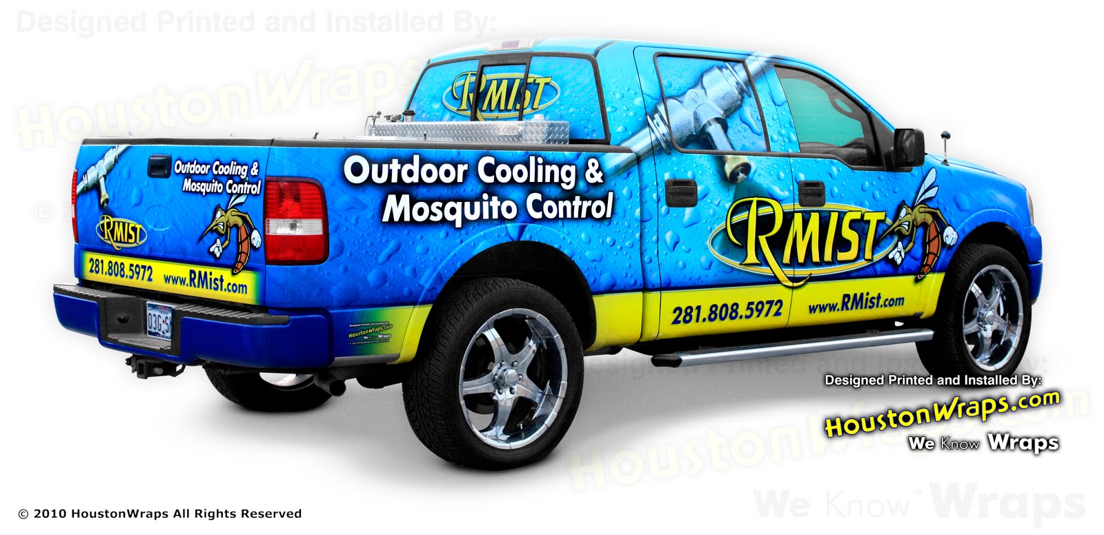 Houston Wraps, We Know Wraps™ Ford F150 Double Cab Truck Wrap