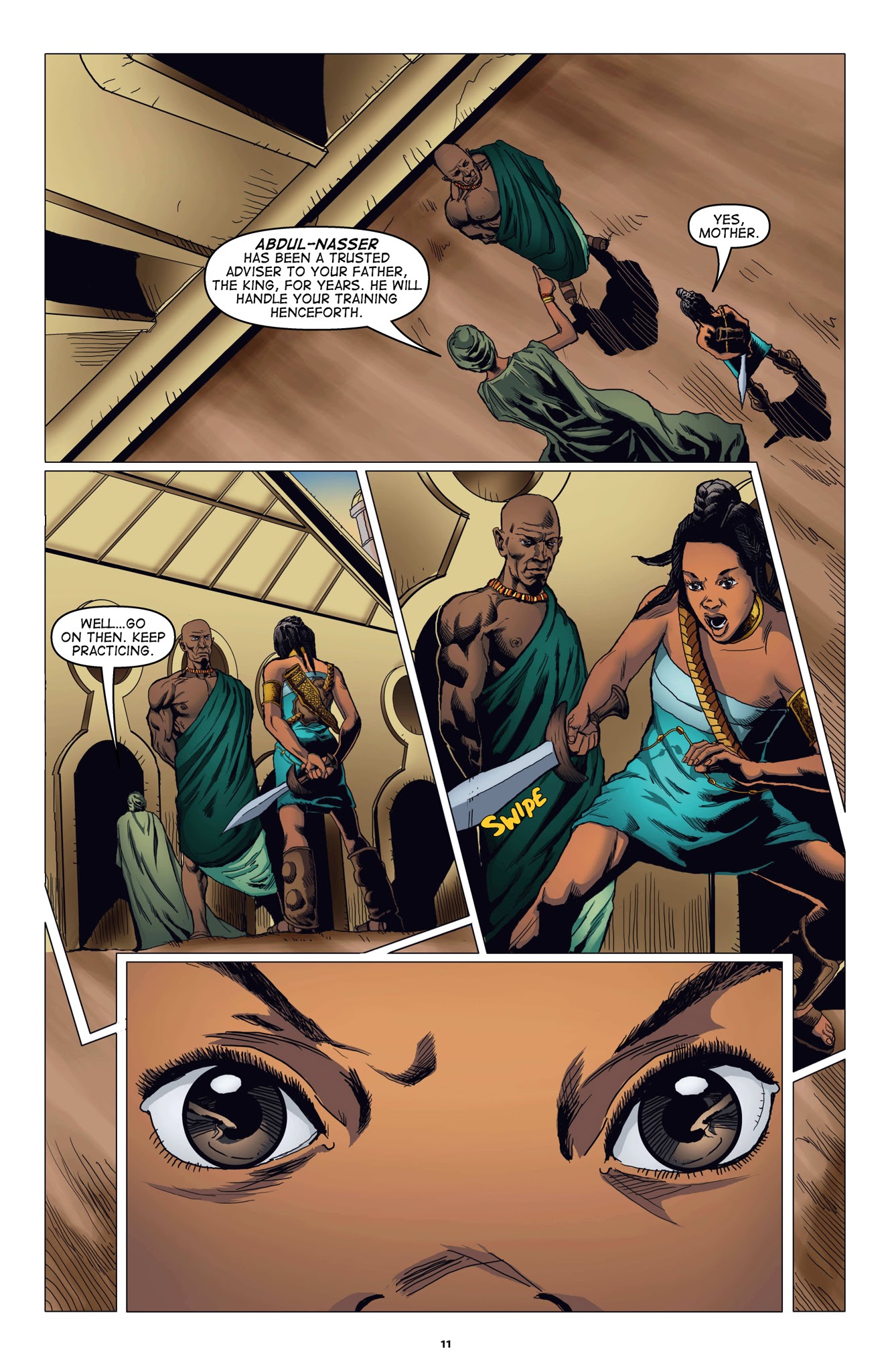 Read online Malika: Warrior Queen comic -  Issue # TPB 1 (Part 1) - 13