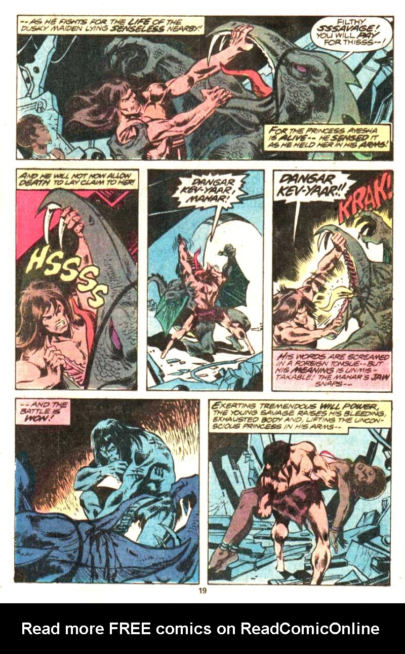 Read online Tarzan (1977) comic -  Issue #23 - 14