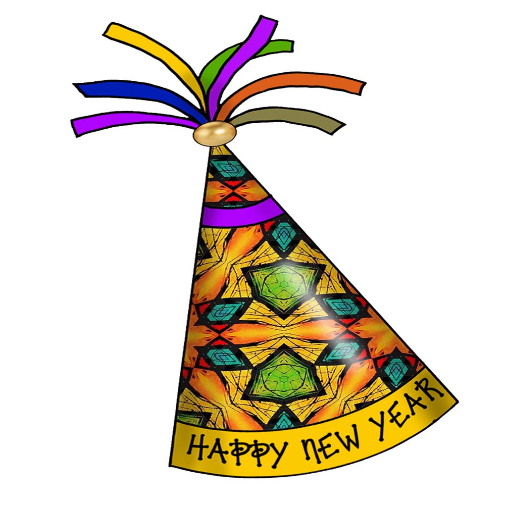 happy new year hat clipart - photo #50