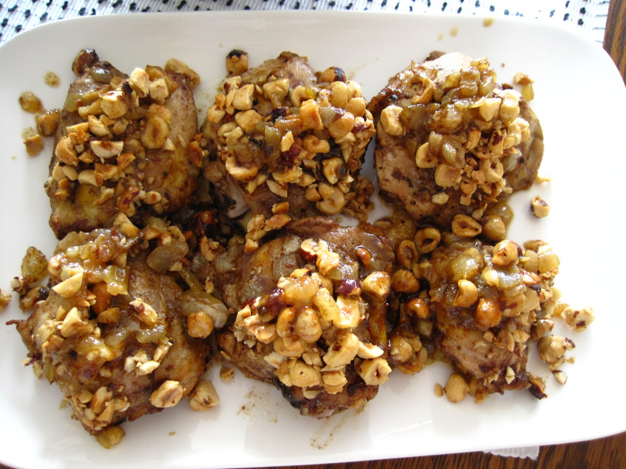 Lovely Wee Days dinner date roast chicken with saffron, hazelnuts