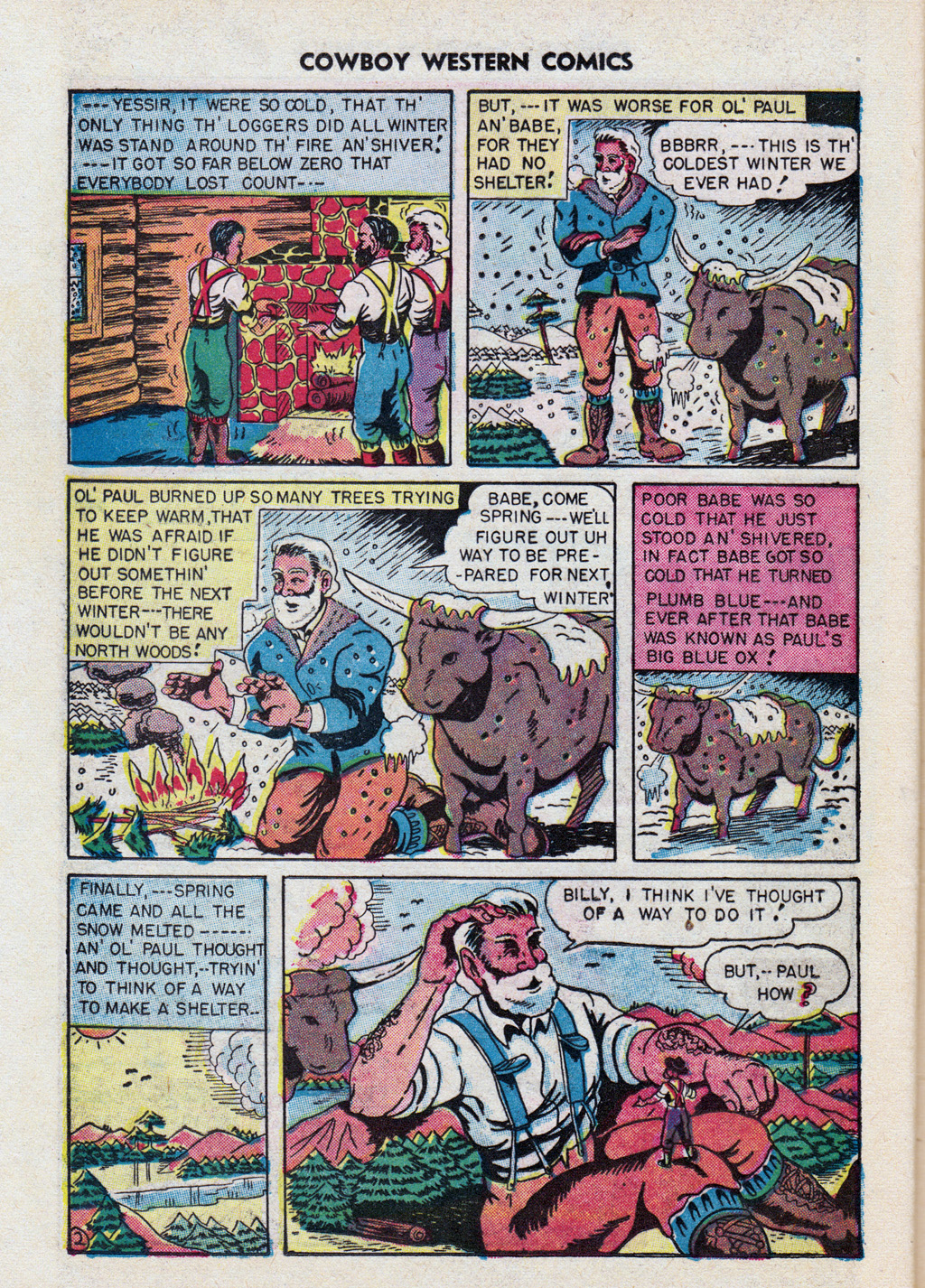 Read online Cowboy Western Comics (1948) comic -  Issue #23 - 28