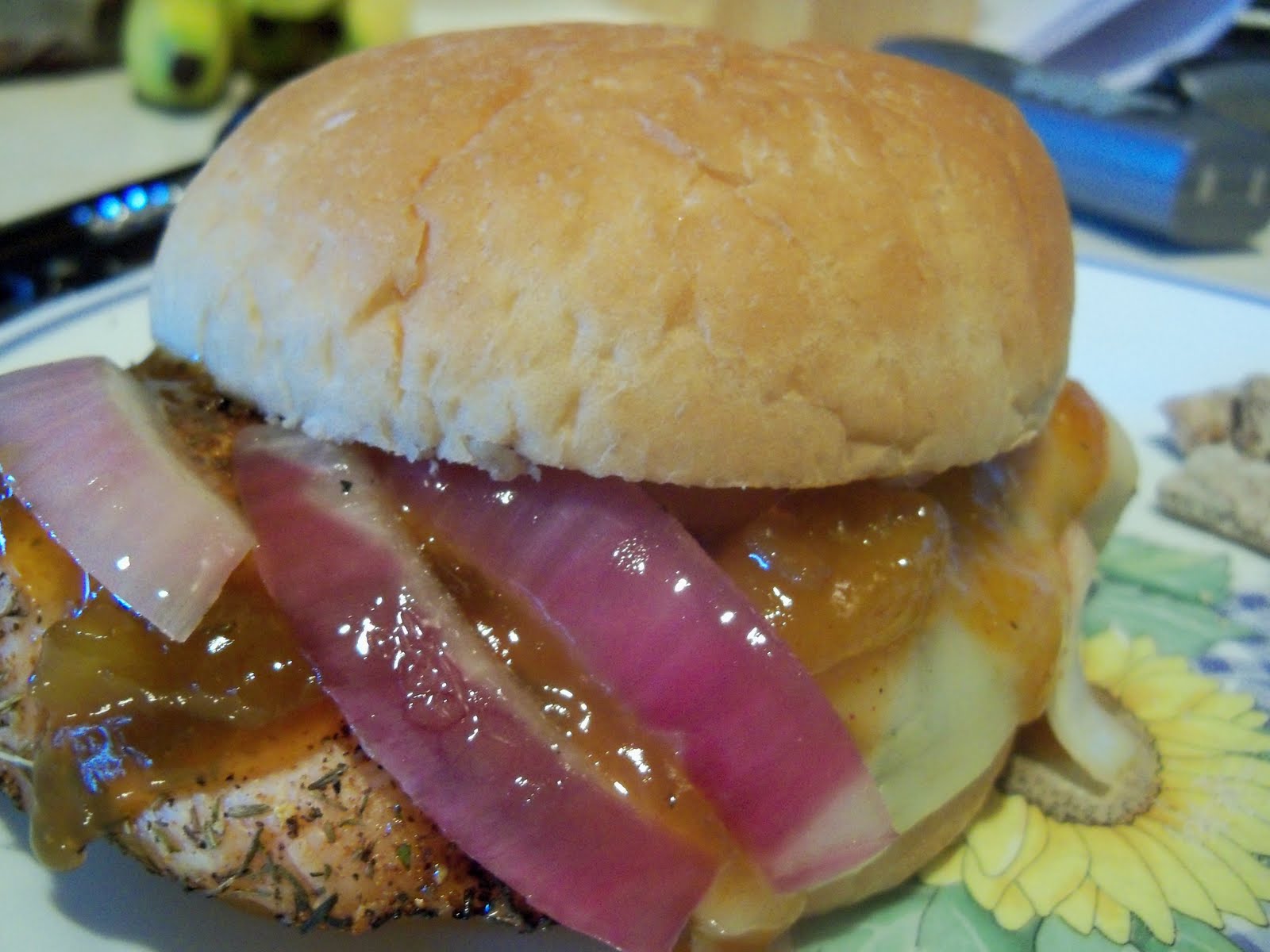 Kellie's Kitchen Grilled Jerk Chicken Sandwiches