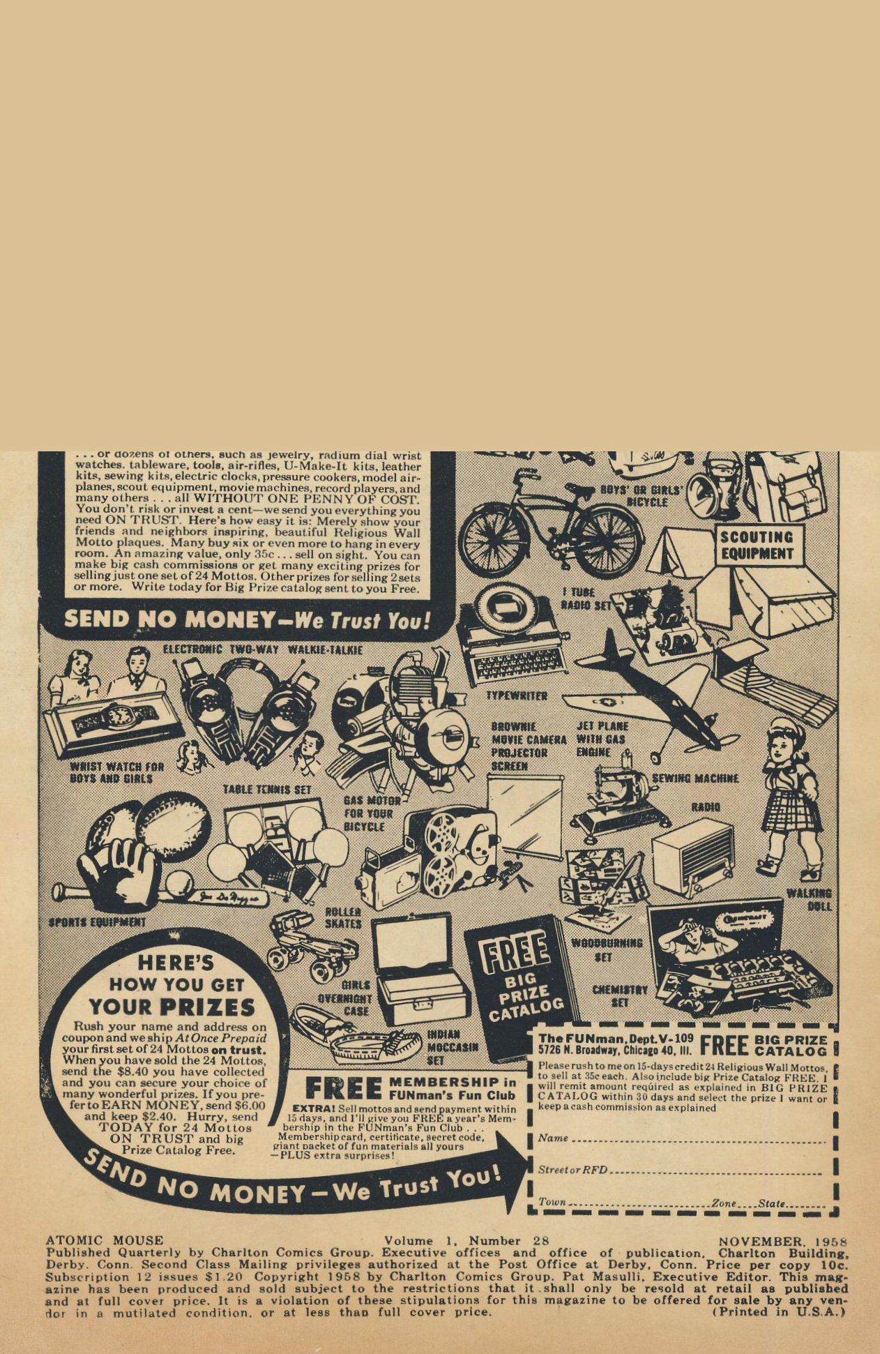 Read online Atomic Mouse comic -  Issue #28 - 2