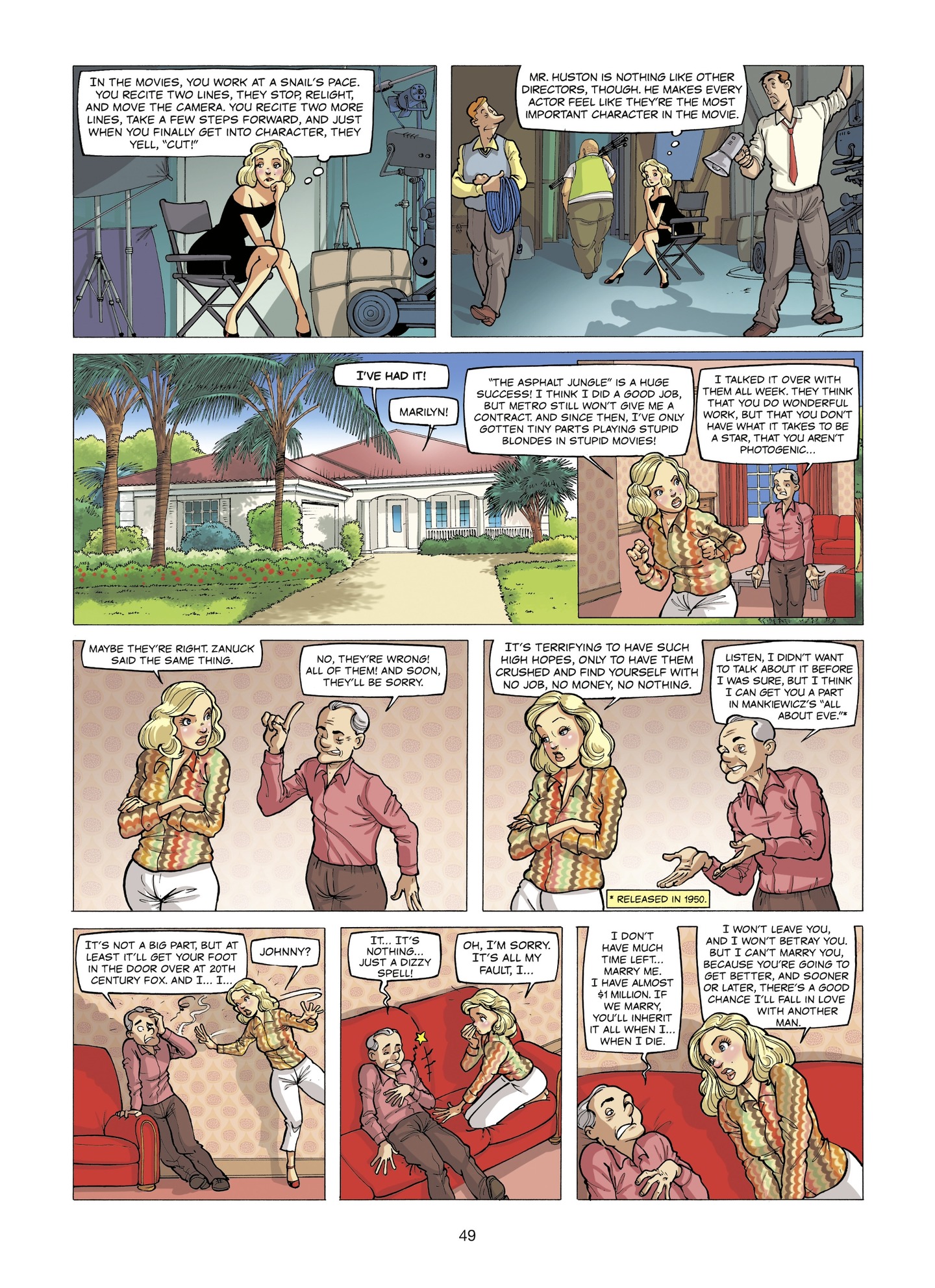 Read online The Stars of History: Marilyn Monroe comic -  Issue # TPB - 49