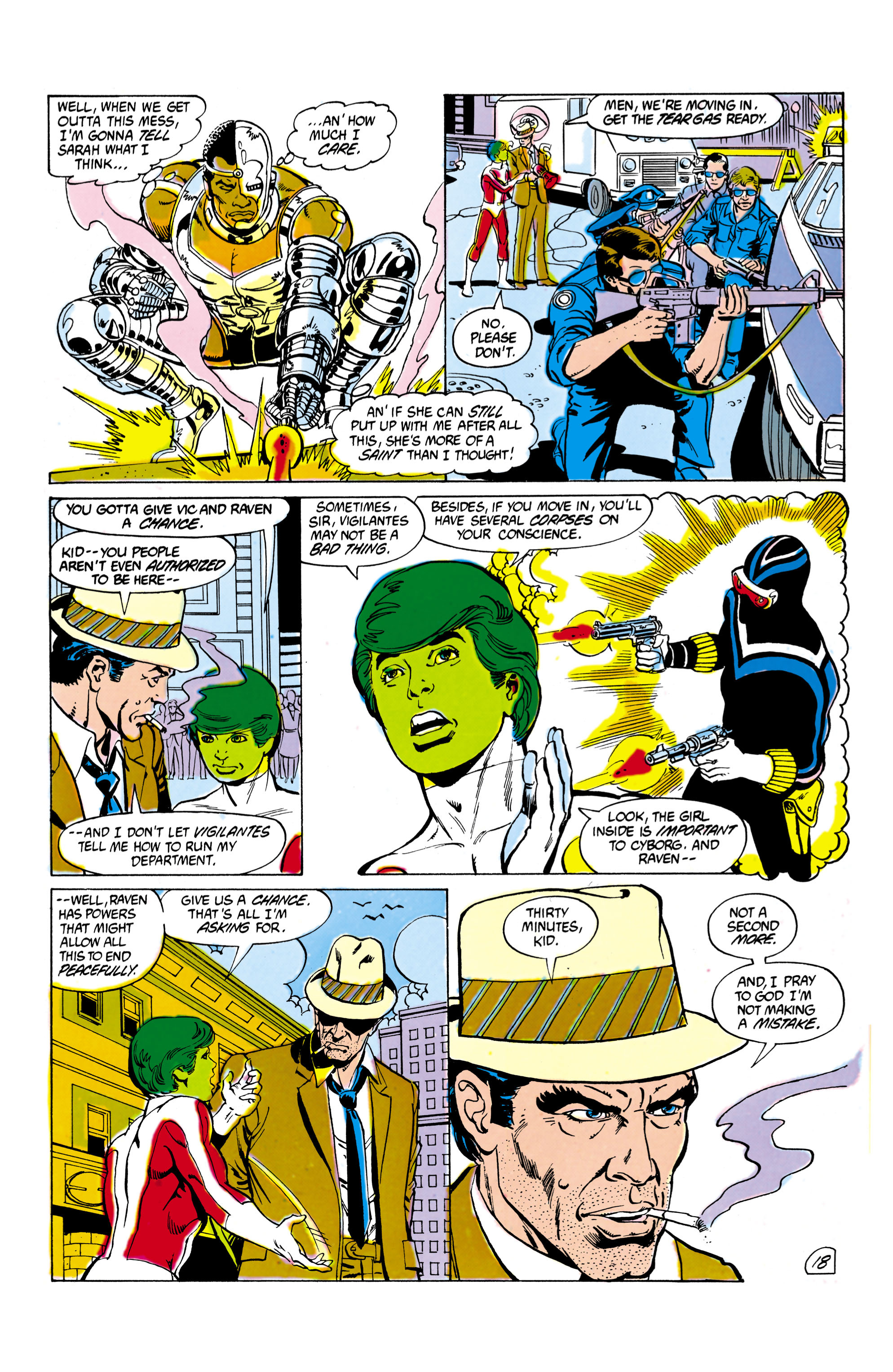 Read online The New Teen Titans (1980) comic -  Issue #35 - 19