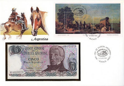 Money Paper Cover - Argentina