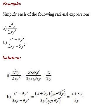 RATIONAL EXPRESSION | Free Math Problem Solver