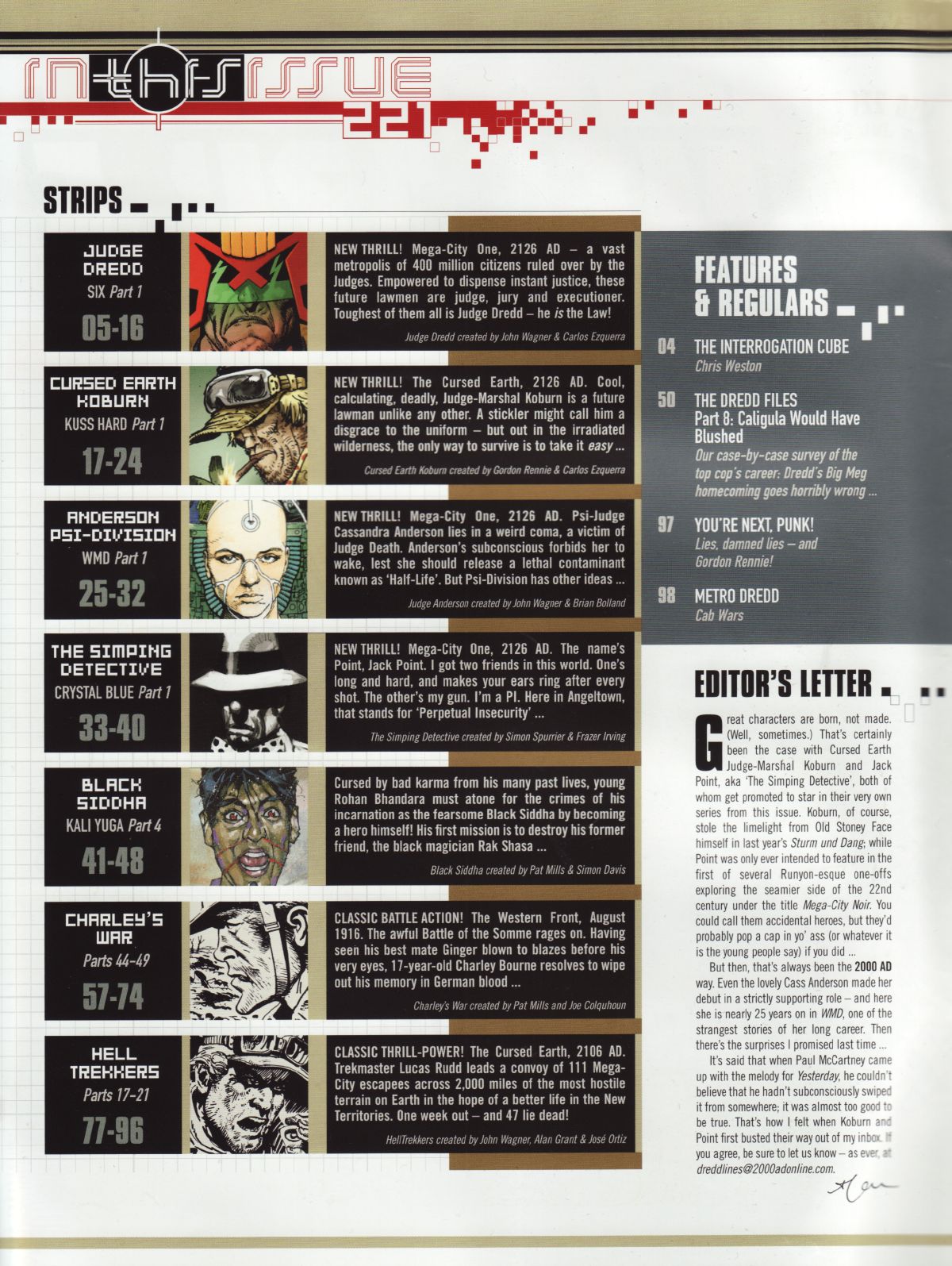 Read online Judge Dredd Megazine (Vol. 5) comic -  Issue #221 - 2