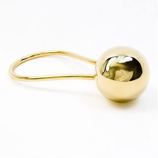 IceForever Jewelry and Gemstone Collection: Gold Baby Rattles