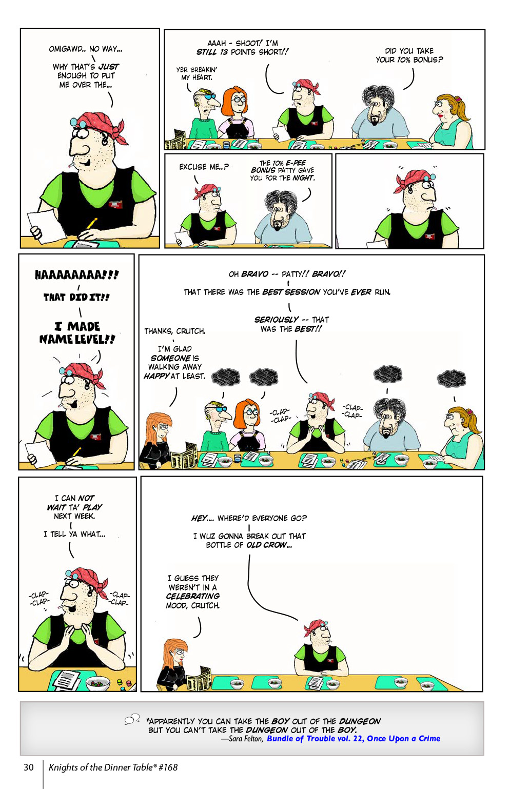 Read online Knights of the Dinner Table comic -  Issue #168 - 32