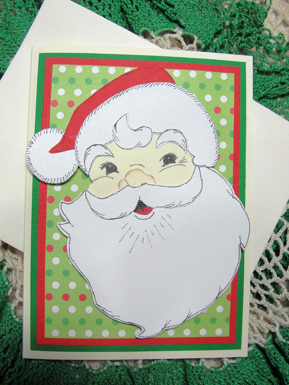 kat's kreation blog handmade greeting card christmas