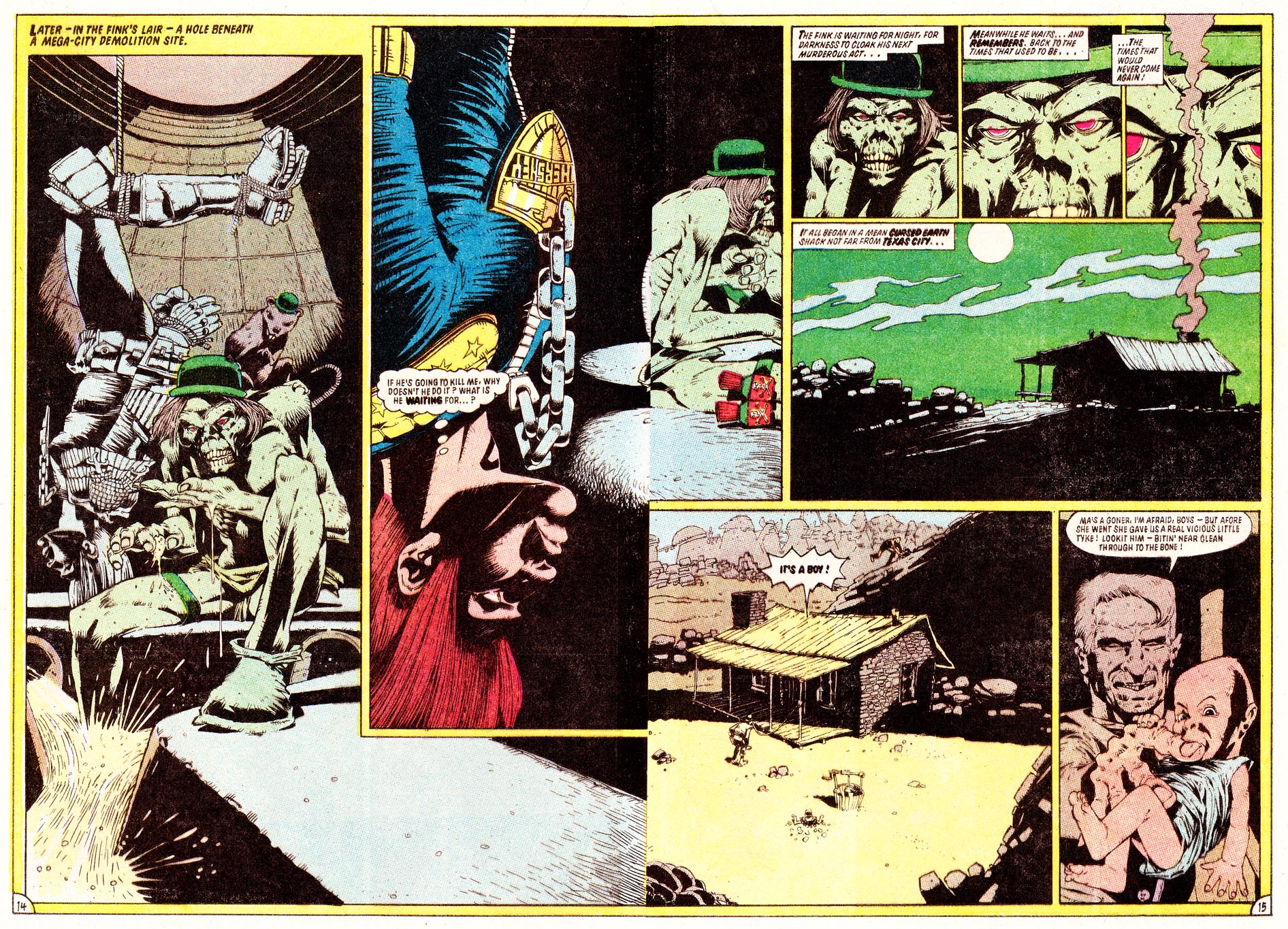 Read online Judge Dredd (1983) comic -  Issue #16 - 16