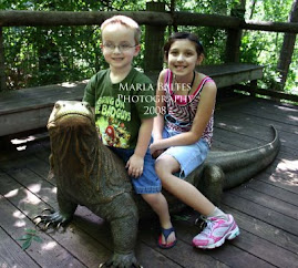 Christian and Maizie at the zoo